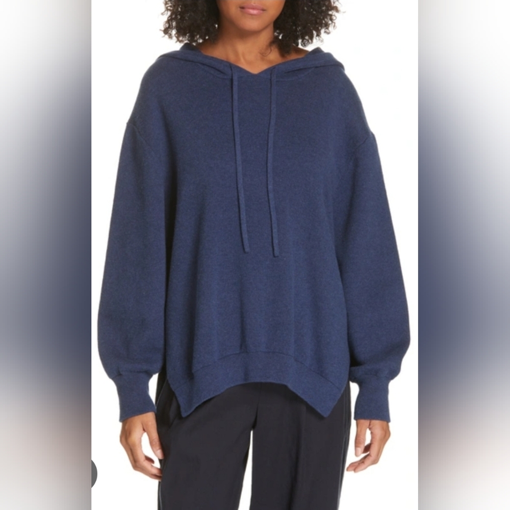 Vince Oversized Cotton Hoodie Size Medium